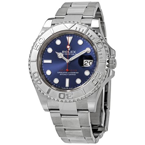 rolex yacht master gold blue price|yacht master rolex blue face.